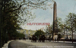 CPA LONDON - CLEOPATRA'S NEEDLE, THAMES EMBANKMENT - River Thames