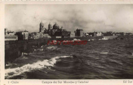 CPSM CADIZ - CAMPOS DEL SUR MURALLAS Y CATEDRAL - Cádiz