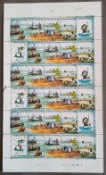 Volledig Blad : Nrs 2273 - 76 De Zee : Garnaalvisser - Zeevogels - Vissersboot - Badhuisjes / - Unused Stamps