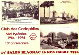 *CPM - 17ème Salon De La Carte Postale De BLAGNAC (31) - - Borse E Saloni Del Collezionismo