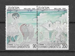 1993 MNH Greece Mi 1829-30-C Postfris** - Nuovi