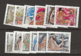 1986 MNH Greece Mi 1608-19-A Postfris** - Unused Stamps