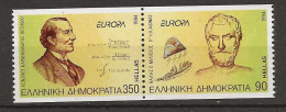 1994 MNH Greece Mi 1948-49-C Europa From Booklet Postfris** - Unused Stamps