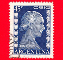 ARGENTINA - Usato - 1952 - Eva Perón (1919-1952) - 45 - Gebruikt