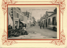 QUIBERON    ** RUE DE PORT MARIA    ** BOIS ET CHARBONS ** BOULANGERIE ** LA  POISSONNERIE ** - Quiberon