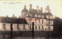 CPA TANLAY - YONNE - LE CHATEAU - UNE BICHE DANS LE PARC - Tanlay