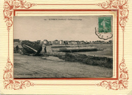 QUIBERON    ** LE PORT ET LA PLAGE  ** BATEAU DE BELLE ILE  AU SEC ** BI 872 ** - Quiberon