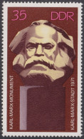1971 DDR ** Mi:DD 1706, Sn:DD 1327, Yt:DD 1395, Sg:DD E1426, Monument Von Karl Marx - Karl Marx