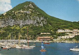 SAN FELICE CIRCEO, LATINA, LAZIO, PORT, BOATS, ARCHITECTURE, MOUNTAIN, ITALY, POSTCARD - Latina