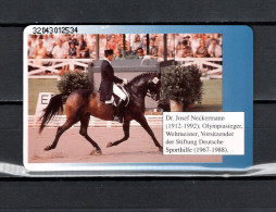 Germany 1992 Olympic Games Barcelona, Equestrian Telephone Card - Olympic Games