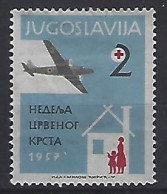 Jugoslavia 1957  Zwangszuschlagsmarken (*) MM  Mi.18 - Beneficenza