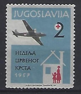 Jugoslavia 1957  Zwangszuschlagsmarken (*) MM  Mi.18 - Charity Issues