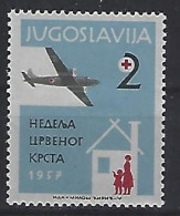 Jugoslavia 1957  Zwangszuschlagsmarken (*) MM  Mi.18 - Beneficiencia (Sellos De)