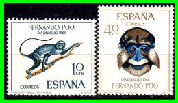 FERNANDO POO COLONIA ESPAÑOLA ( ESPAÑA ) .-  SELLOS  AÑO 1966 NUEVOS .- - Fernando Po