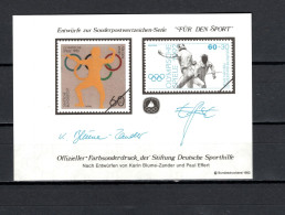 Germany 1992 Olympic Games Barcelona Fencing Vignette MNH - Zomer 1992: Barcelona