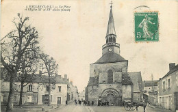 37 ♥ BALLAN ♥ La Place Et L'église , * 465 07 - Ballan-Miré