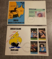 SCOTLAND &DHUFAR 2 FIRST DAY COVER - Beroemde Vrouwen