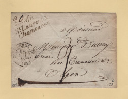 St Laurent De Chamousset -  68 - Rhone - Cursive - Duerne - 30 Mars 1834 - Sans Correspondance - 1801-1848: Voorlopers XIX