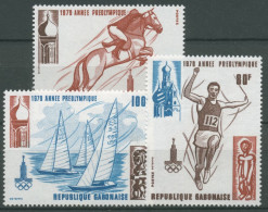 Gabun 1979 Vorolympisches Jahr Springreiten Segeln 696/98 Postfrisch - Gabun (1960-...)