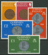 Guernsey 1980 Freimarken Münzen 199/03 Postfrisch - Guernsey