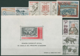 Andorra (frz.) 1982 Jahrgang Postfrisch Komplett Postfrisch (G17053) - Neufs