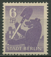 SBZ Berlin & Brandenburg 1945 Berliner Bär 2 Aa Wbzt Postfrisch - Berlin & Brandenburg