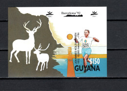 Guyana 1991 Olympic Games Barcelona, Hannes Kolehmainen S/s Imperf. MNH - Ete 1992: Barcelone