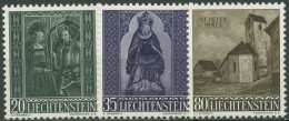 Liechtenstein 1958 Weihnachten Heilige 374/76 Postfrisch - Unused Stamps