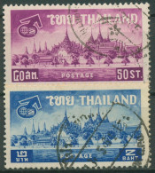 Thailand 1962 Ausstellung Century 21 Stadtansicht Bangkok 393/94 Gestempelt - Thailand