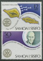 Samoa 1980 75 Jahre Rotary International 427 + 432 Postfrisch - Samoa