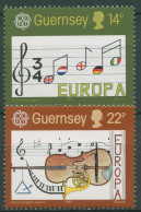 Guernsey 1985 Europa CEPT Jahr Der Musik 322/23 Postfrisch - Guernesey
