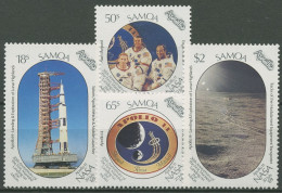 Samoa 1989 Raumfahrt 20 Jahre Mondlandung 685/88 Postfrisch - Samoa