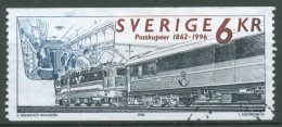 Schweden 1996 Bahnpost Postsortierung Lokomotive 1932 Gestempelt - Gebruikt