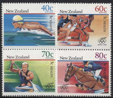 Neuseeland 1988 Gesundheit Olympische Sommerspiele Seoul 1033/36 Postfrisch - Nuevos