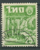 Thailand 1960 Forstkongress Elefant 351 Gestempelt - Thailand