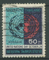 Thailand 1967 Tag Der Vereinten Nationen UNO 510 Gestempelt - Thailand