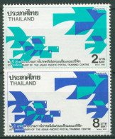 Thailand 1990 Postschule Vögel Mit Briefen 1368/69 Postfrisch - Thailand