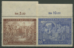 Alliierte Besetzung 1947 Leipziger Messe Mit Oberrand 941/42 II B OR Postfrisch - Mint