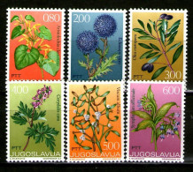 YUGOSLAVIA 1973 - FLORA NO GUM - Unused Stamps