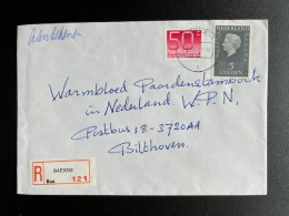 NETHERLANDS 1981 REGISTERED LETTER BAEXEM TO BILTHOVEN 30-07-1981 NEDERLAND AANGETEKEND - Briefe U. Dokumente