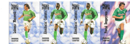 CV28 - CARTES PANINI PREMIUM 1995 - ASSE SAINT ETIENNE - MORAVICIK - ABOUBACAR CAMARA - PASCAL DESPEYROUX - Trading-Karten