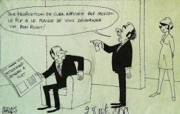 ► Coupure De Presse  Quotidien Le Figaro Jacques Faisant 1983 Mitterrand Marchais Cuba Moscou PCF Bon Point - 1950 à Nos Jours