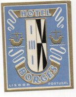 Hotel Borges - Lisboa - Hotelaufkleber