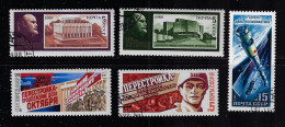 RUSSIA 1988 SCOTT #5653,5656,5659,5663,5664     USED - Usati