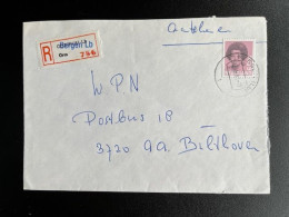 NETHERLANDS 1983 REGISTERED LETTER BERGEN LB TO BILTHOVEN 17-05-1983 NEDERLAND AANGETEKEND - Lettres & Documents
