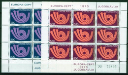 Yugoslavia 1973 Europa Cept SS MNH - Unused Stamps