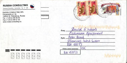 Russia Cover Sent To England 9-12-2010 Topic Stamps - Cartas & Documentos