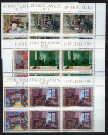 YUGOSLAVIA 1973 Paintings 4v MNH - Unused Stamps