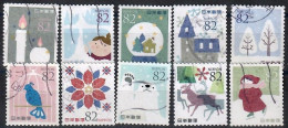 Japan, 2015, Used,    ,Mi. 7670-9 - Used Stamps