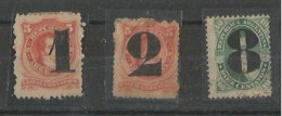 Sellos Provisorios Sobrecargados En Tinta Negra - Used Stamps